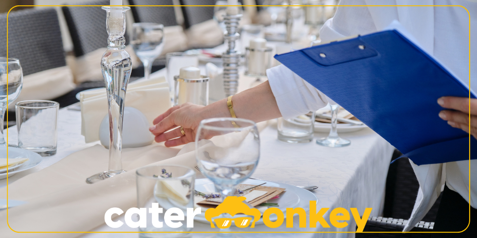 How do you calculate prices for a catering quote?