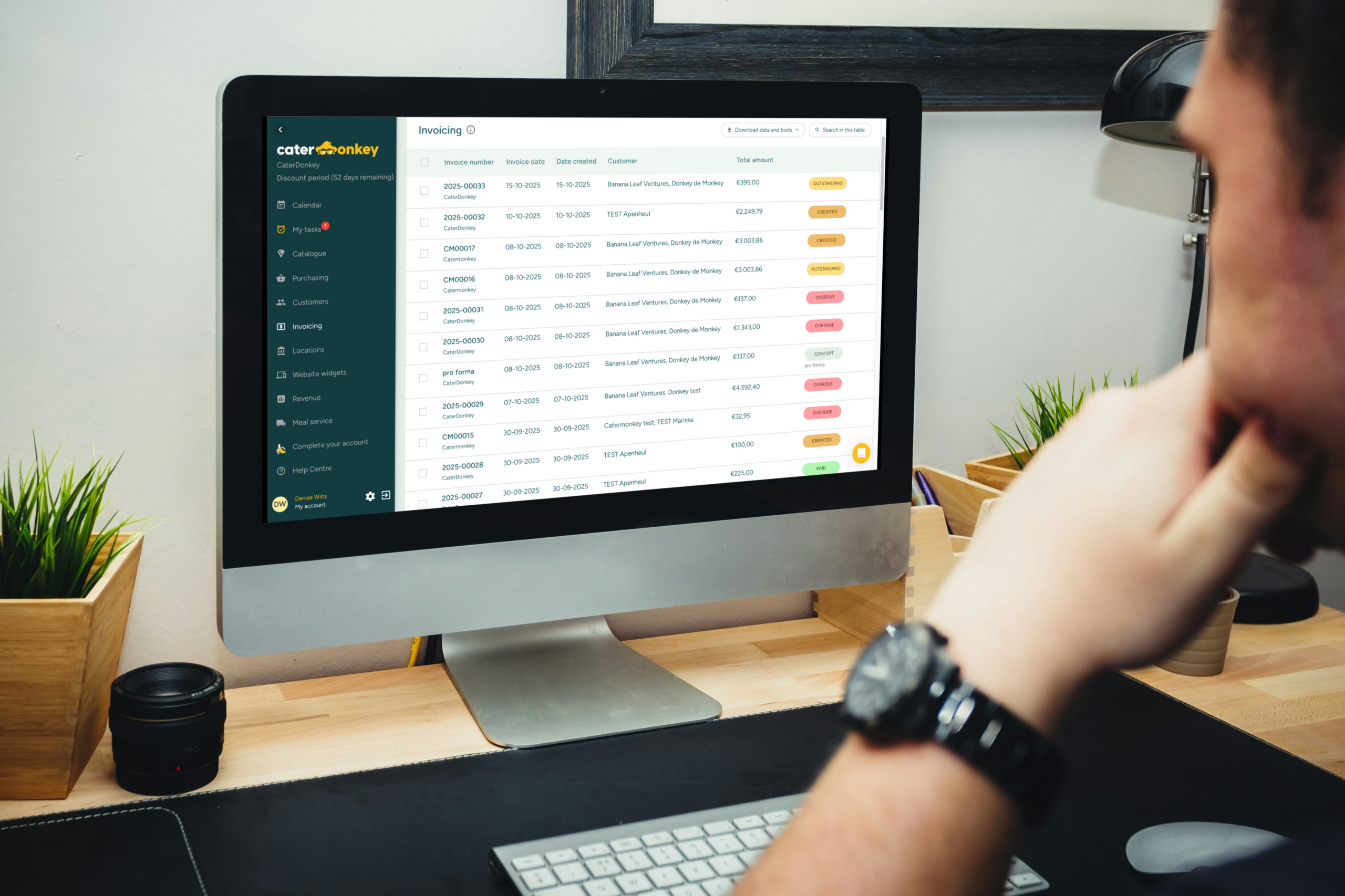 5. Follow up on invoicing and payment Catering factuur