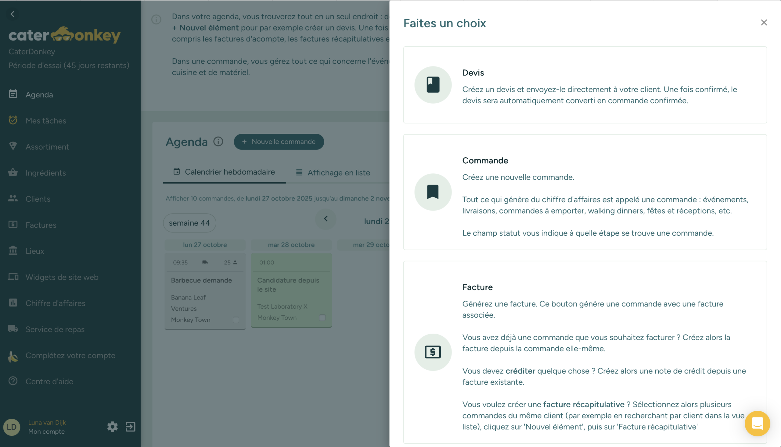 2. Ajoutez vos commandes existantes Lijsten en overzichten