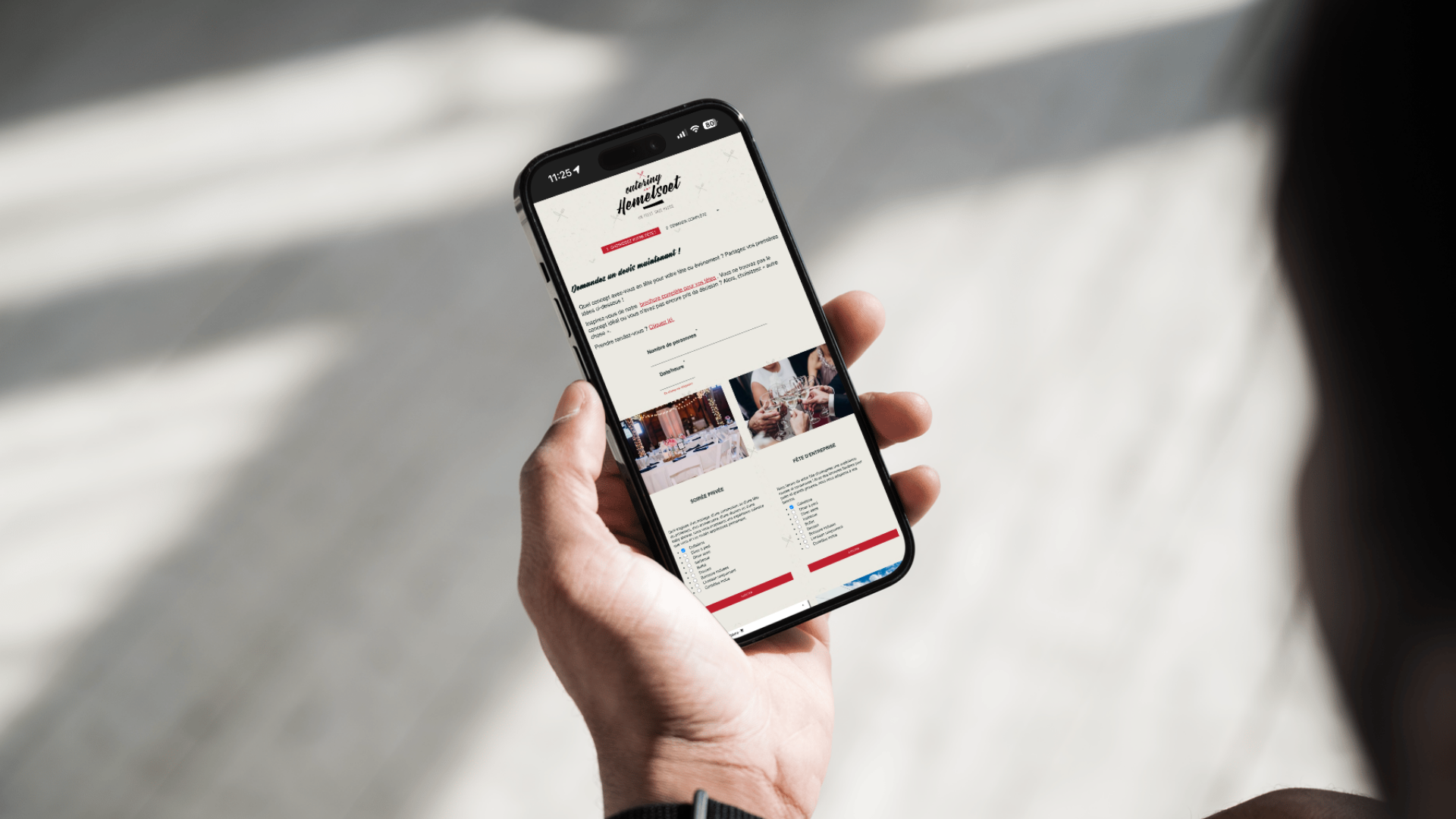 2. Connectez votre site web pour obtenir des devis dynamiques Cateraars