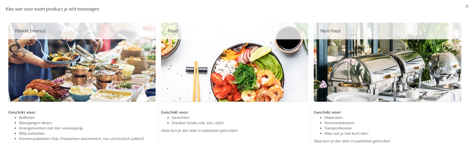 Nieuw product toevoegen