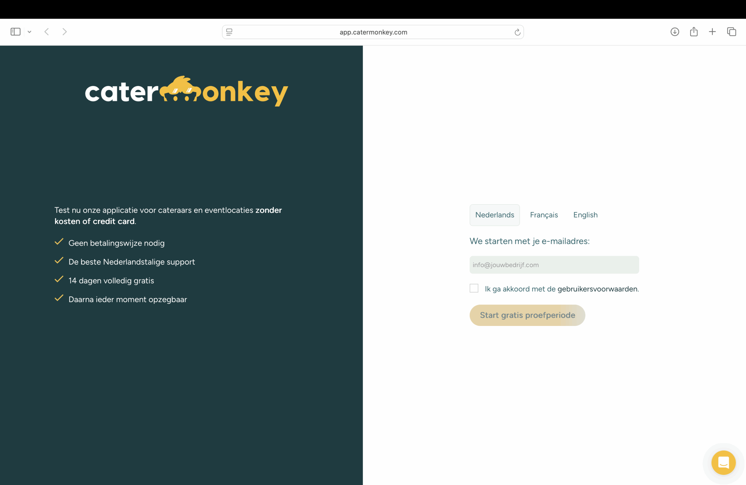 Catermonkey inlog