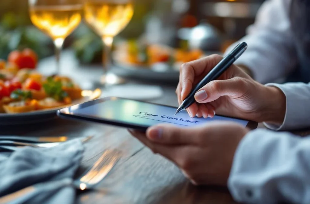 Welke digitale handtekening tools zijn geschikt voor cateraars?